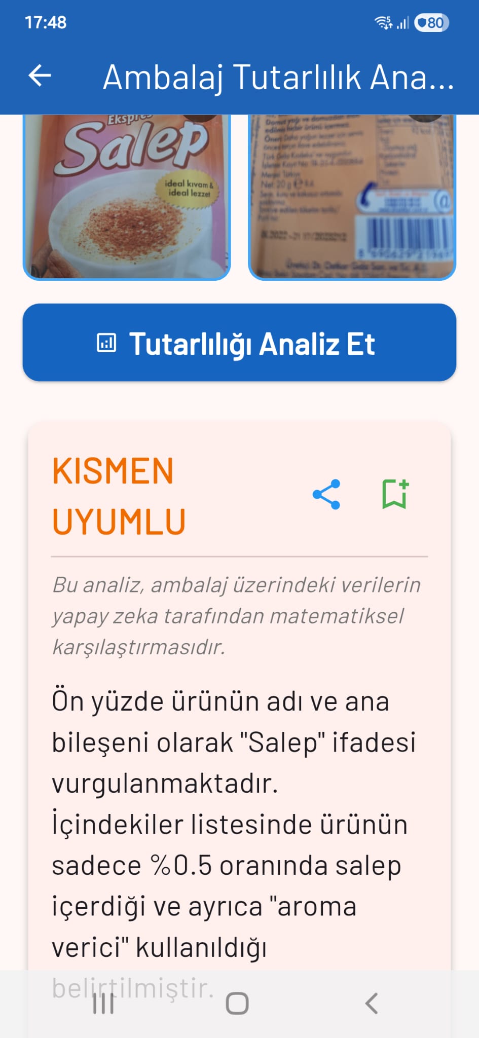 Ambalaj Analizi