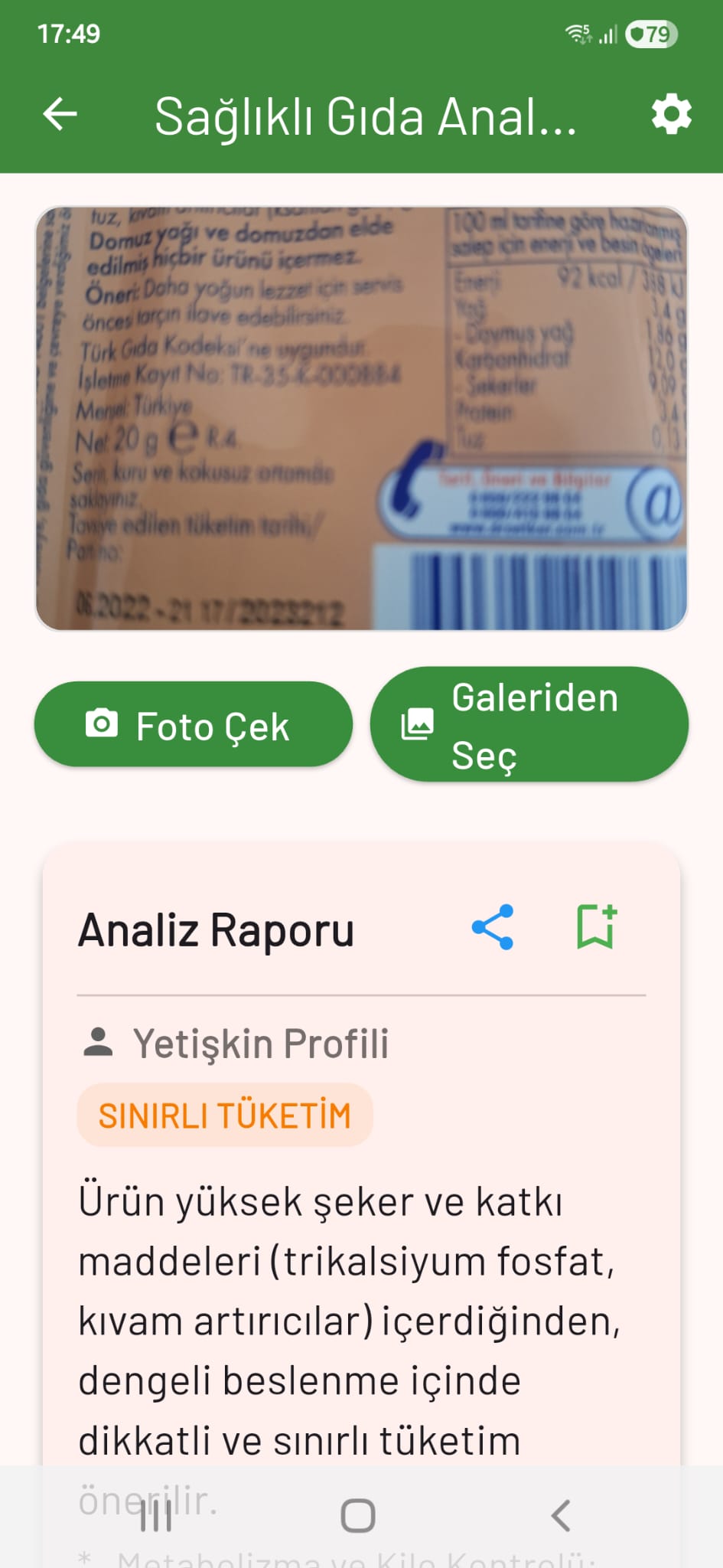 Sağlıklı Gıda